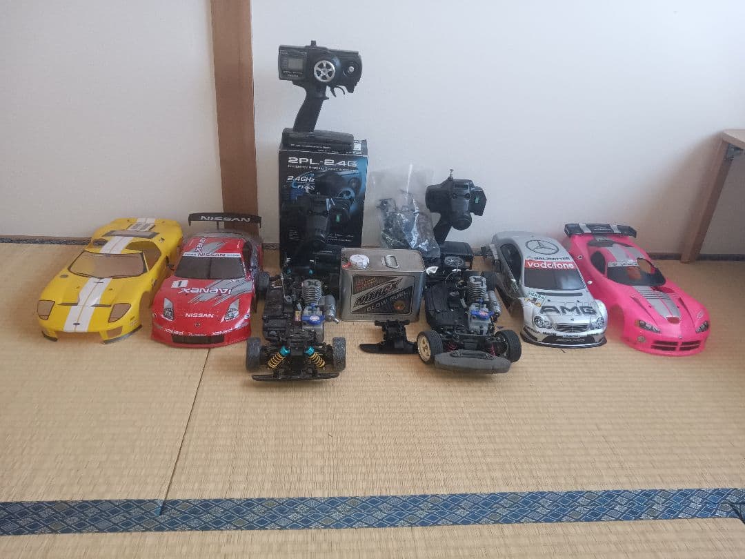 ジャンクエンジンラジコン 1/9 エンジンRC組立キット GP 4WDラリー DRX ボディレスKIT【31047