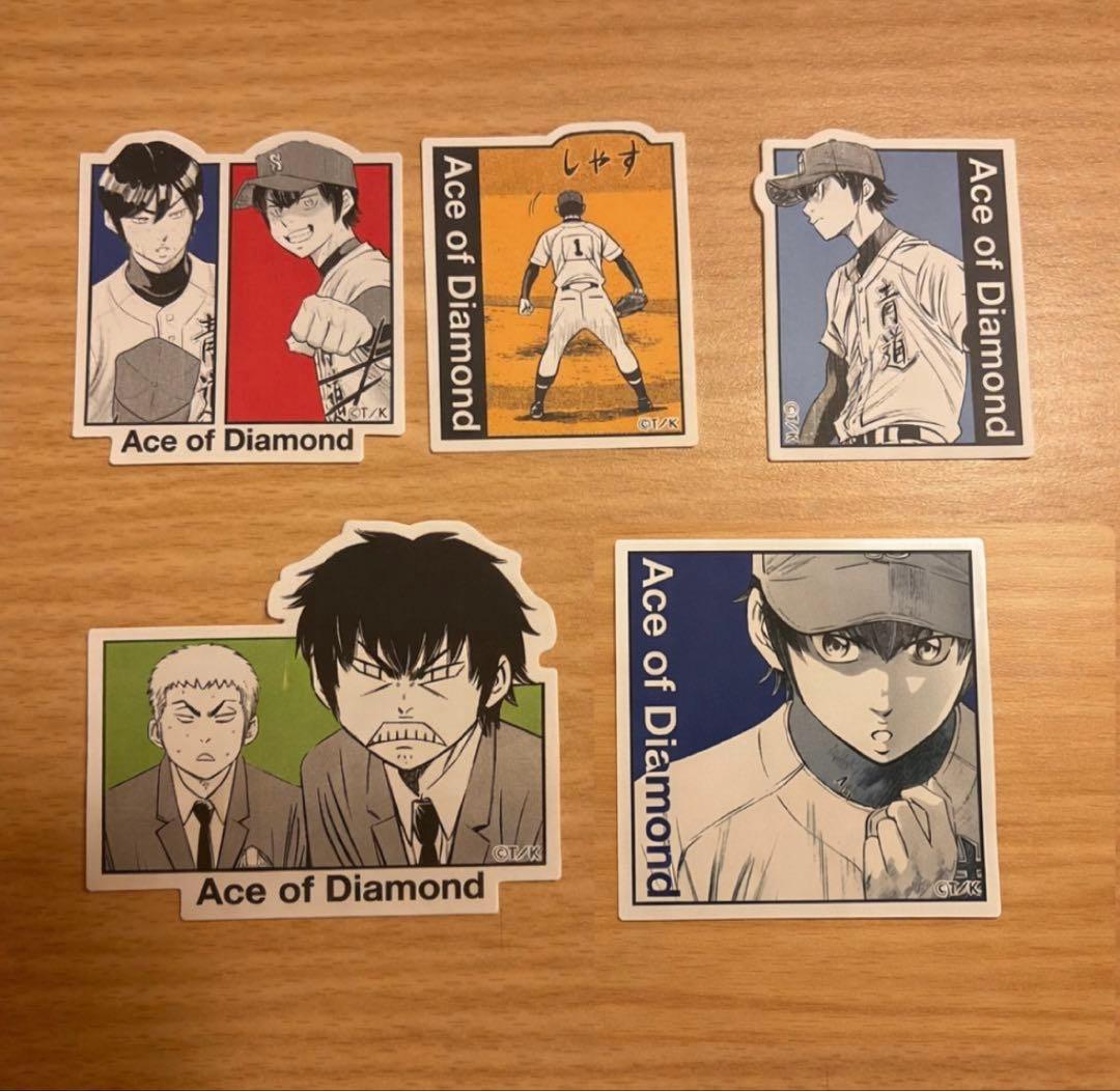 ダイヤのA 原画展 ランダム挿絵ステッカー 沢村栄純 - メルカリ