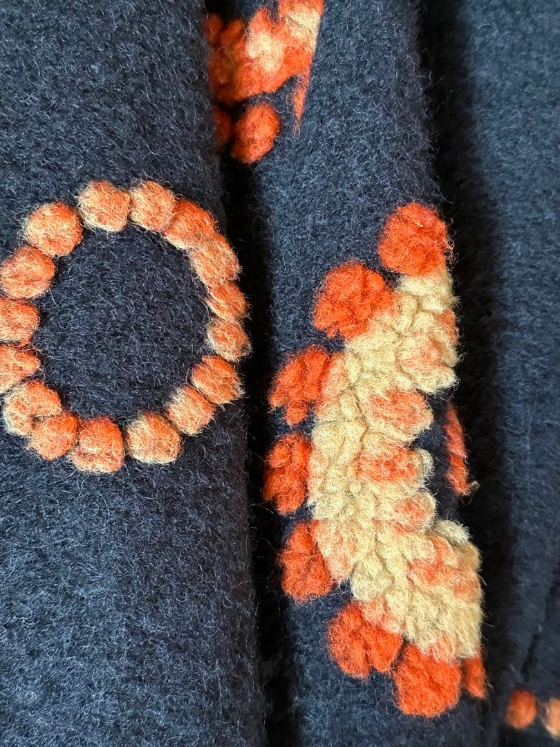 AS KNOW AS olaca 花刺繍コート力強く咲く花々の刺繍OP | AS KNOW AS