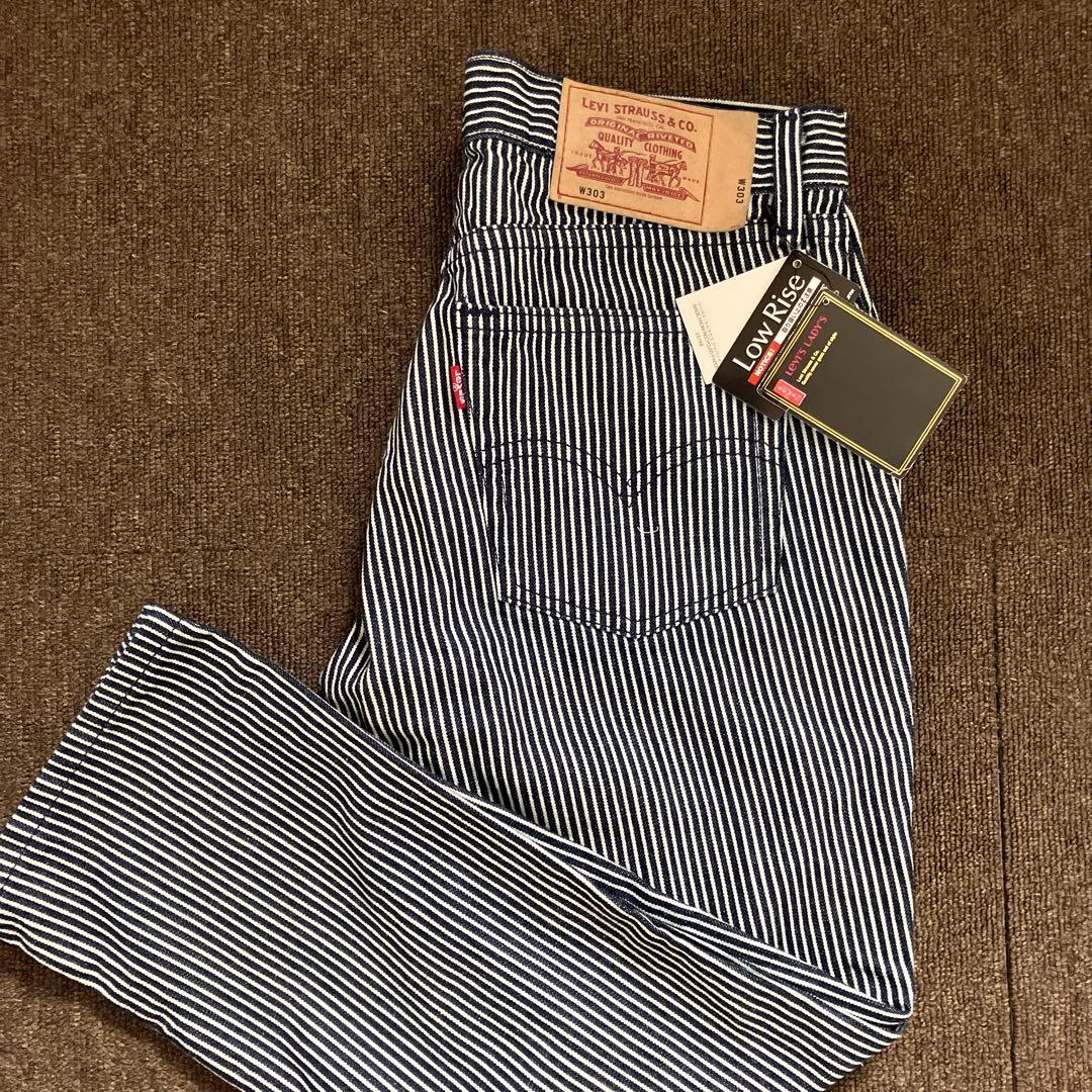 リーバイス Levi's 日本製 ヒッコリー デニム 303 レディース W30