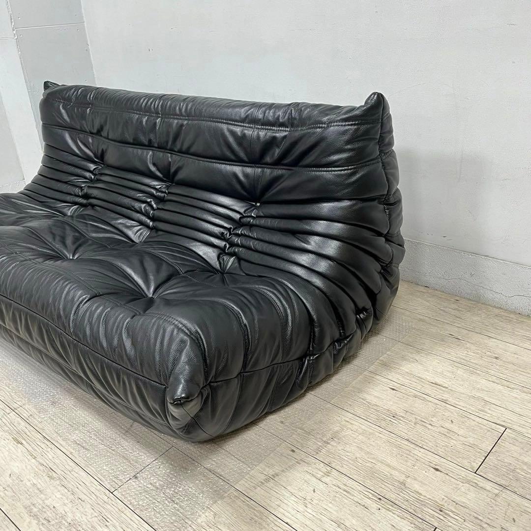展示極美品】 ligne roset Togo リーンロゼトーゴ 総本革 - メルカリ
