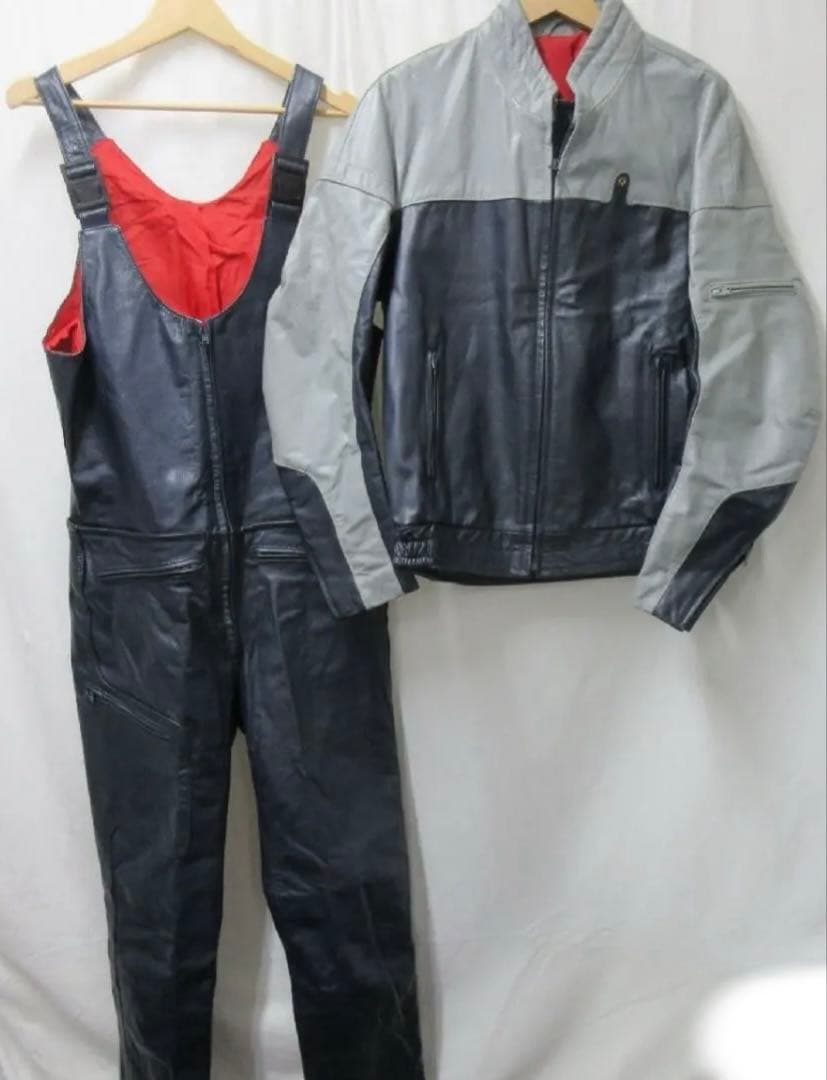 K*i様 レザージャケット上下革サルペットMOTORCYCLEオールインワ 革ジャン パンチング レザージャケット｜カドヤ公式オンラインショップ