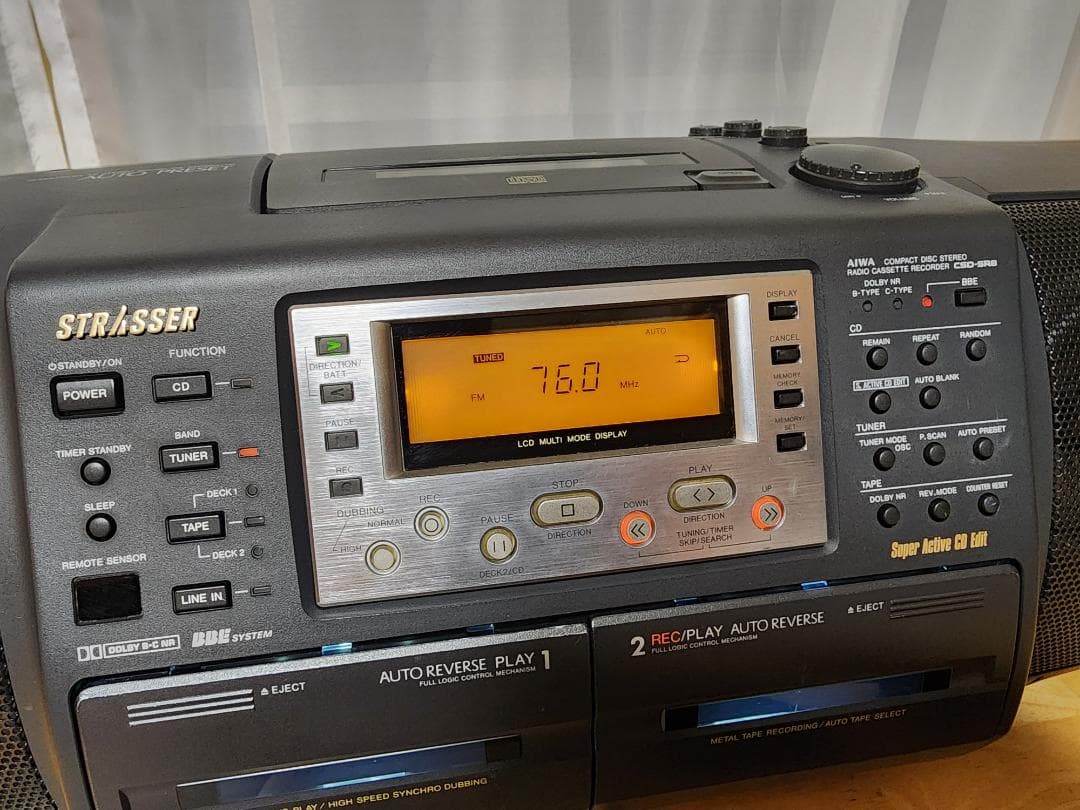104 AIWA CSD-SR8改 Bluetooth搭載CDラジカセ 完動美品 - メルカリ