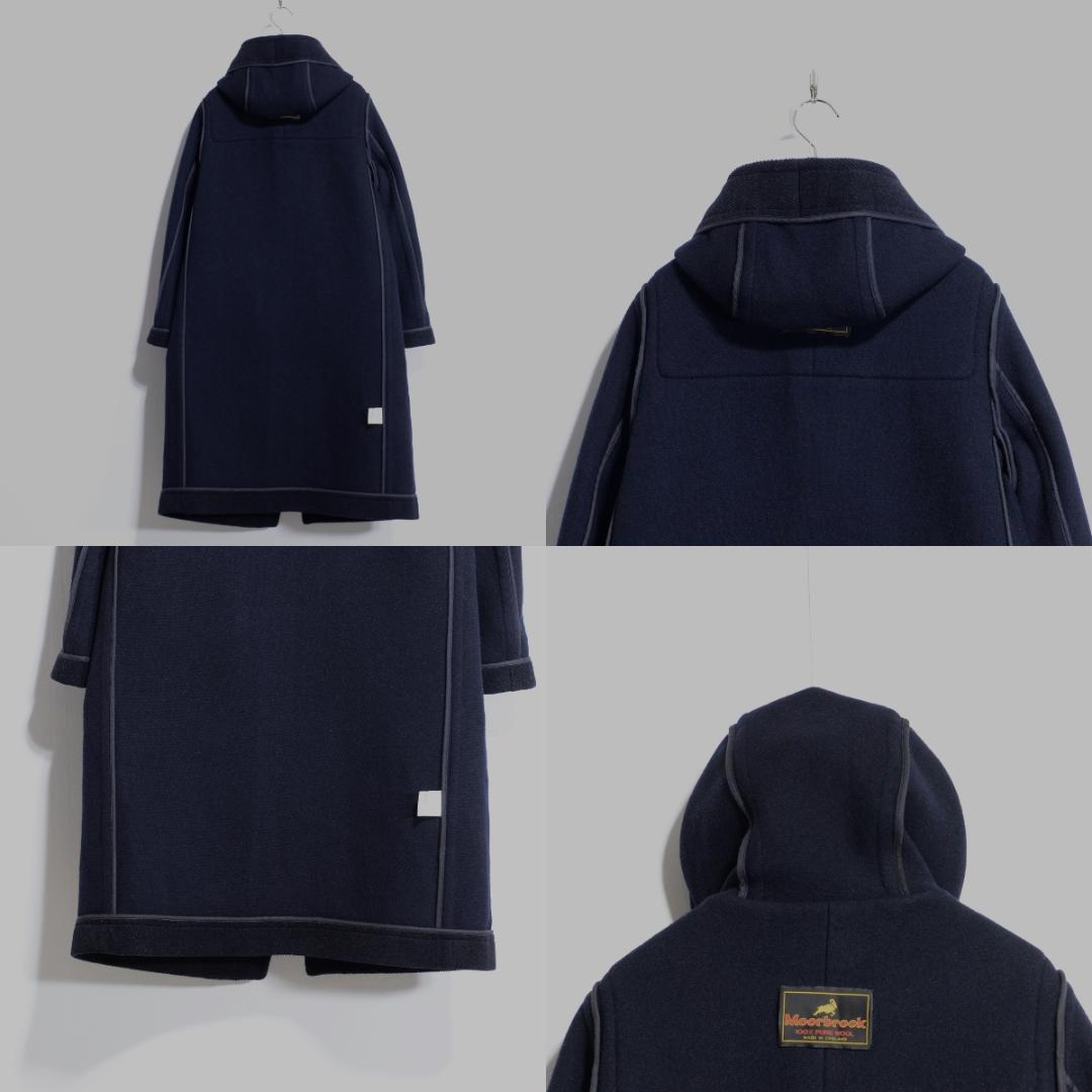 超極上品 ムーアブルック製 カットパイル ダッフルコート ヘザー