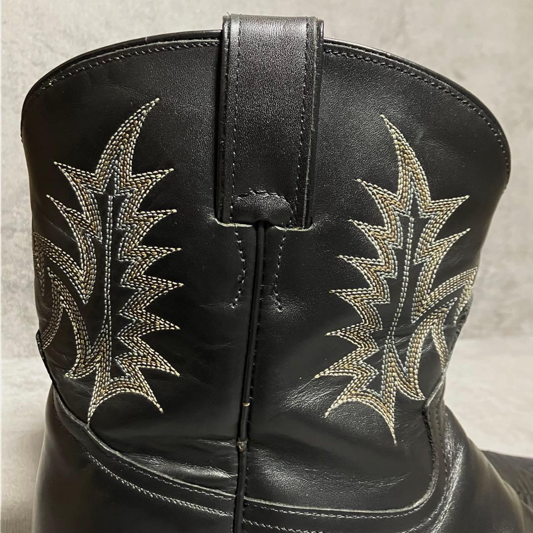 極美品 トニーラマ ウエスタンブーツ ショート丈 ブラック メキシコ製