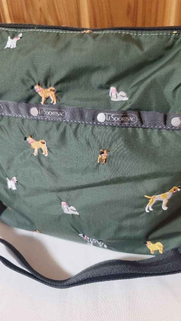 レスポートサック ブリードオブドッグ ショルダーバッグ 犬刺繍 - メルカリ