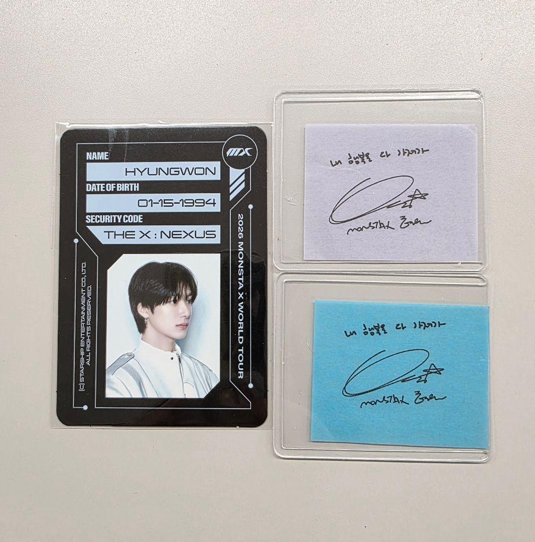 MONSTA X NEXUS フォトカードケーストレカ ヒョンウォン - メルカリ