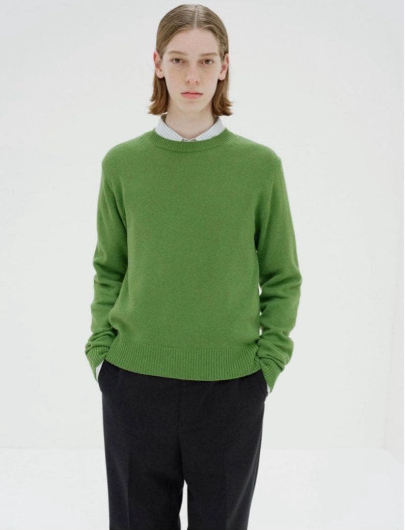 トップス AURALEE LIGHT CASHMERE KNIT P/O 3 AURALEE / オーラリー | LIGHT CASHMERE KNIT P/O (メンズ) - Charcoal