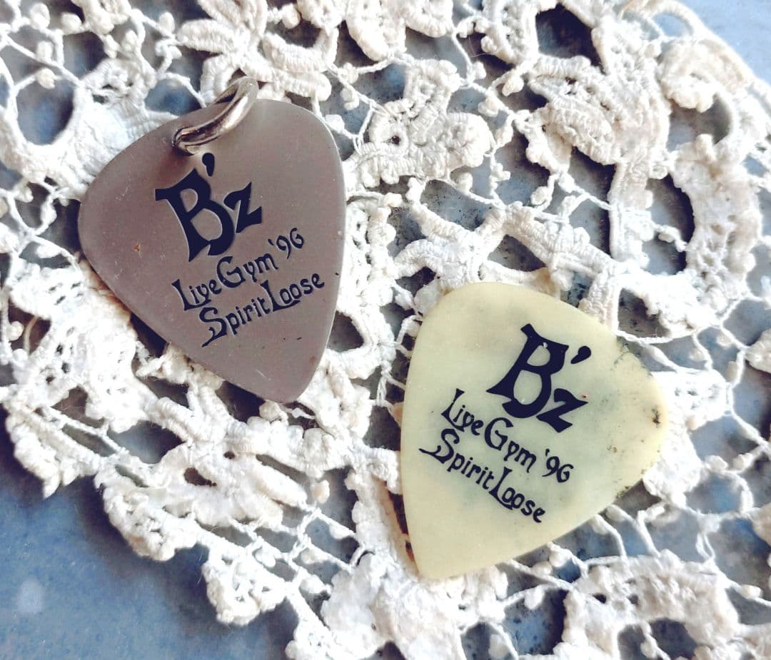 激レア B'z 松本孝弘 本人使用 蓄光 ピック ＆ グッズ ネックレス