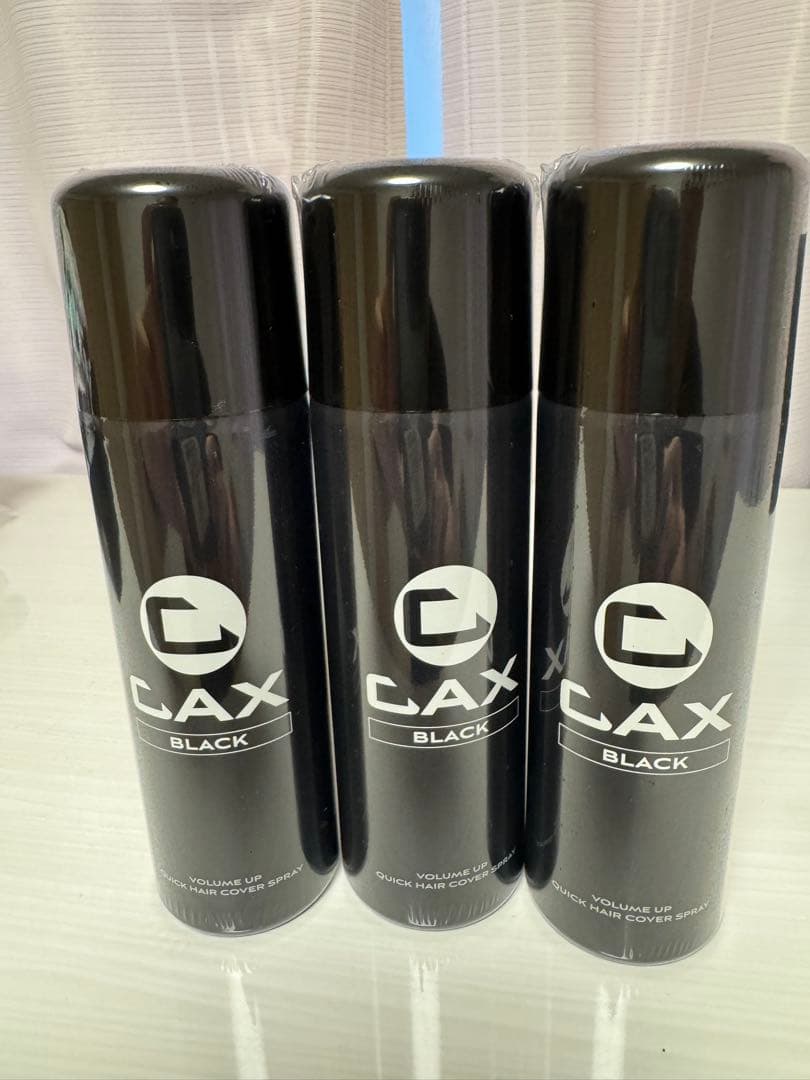 CAX BLACK 100グラム3本セット　ブラック Amazon | CAX (カックス) 自然なツヤ感 & 無香料 ボリュームアップ
