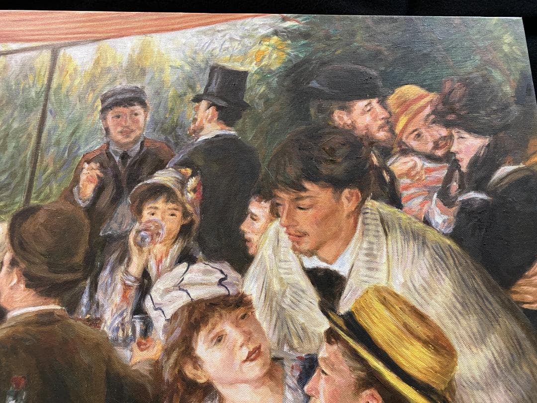 ピエール＝オーギュスト・ルノワール『舟遊びをする人々の昼食』複製画