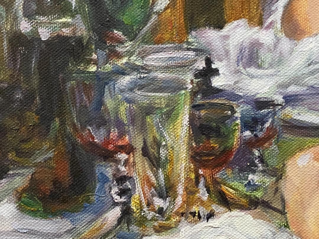 ピエール＝オーギュスト・ルノワール『舟遊びをする人々の昼食』複製画