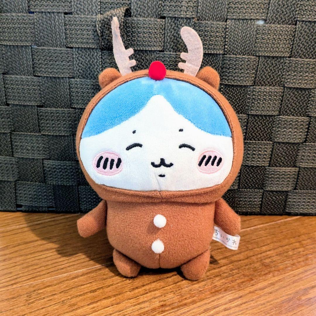 ちいかわ ハチワレ トナカイバージョン ぬいぐるみ - メルカリ