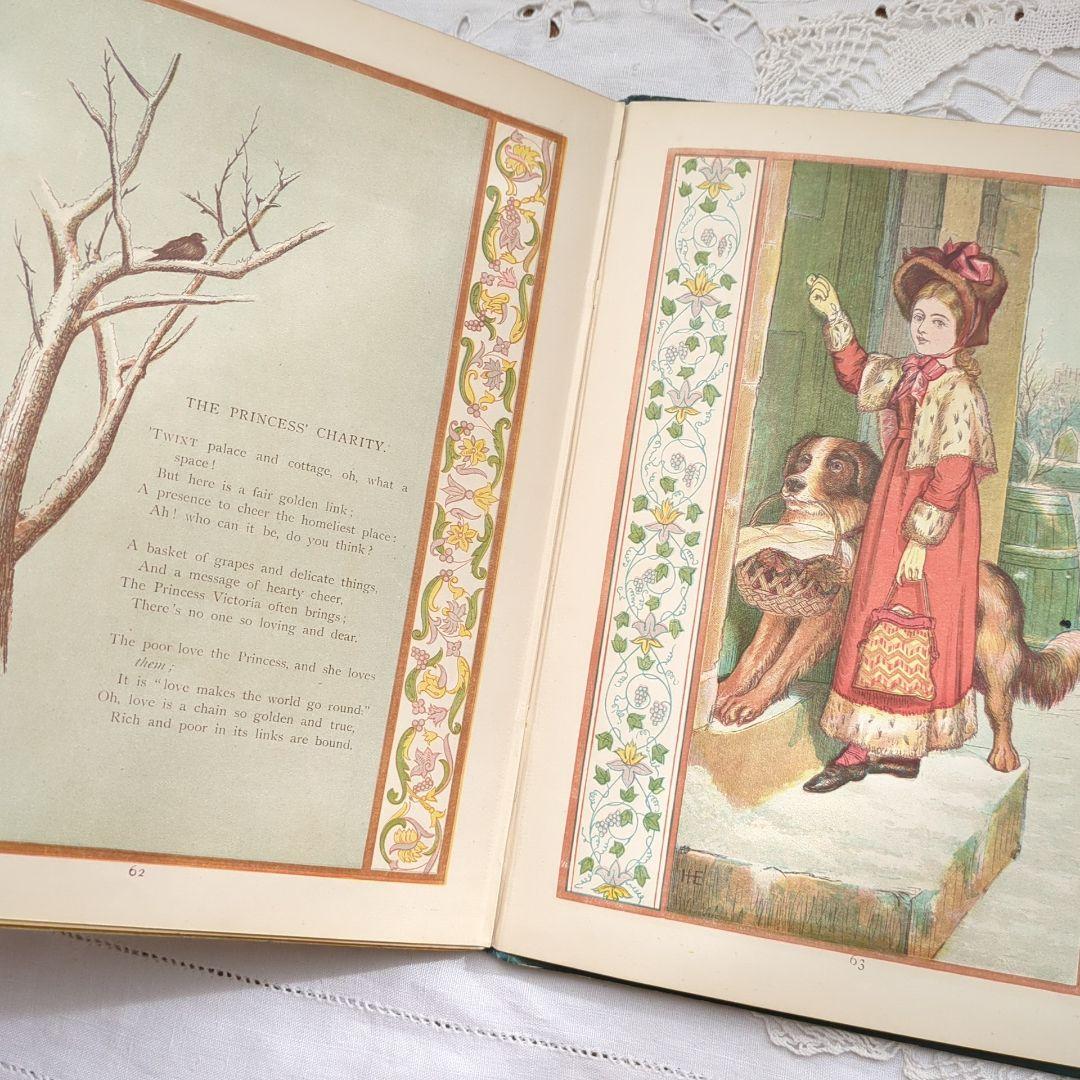 超稀少1881アンティーク絵本 洋書古書 児童書 ヴィクトリアン 初版本