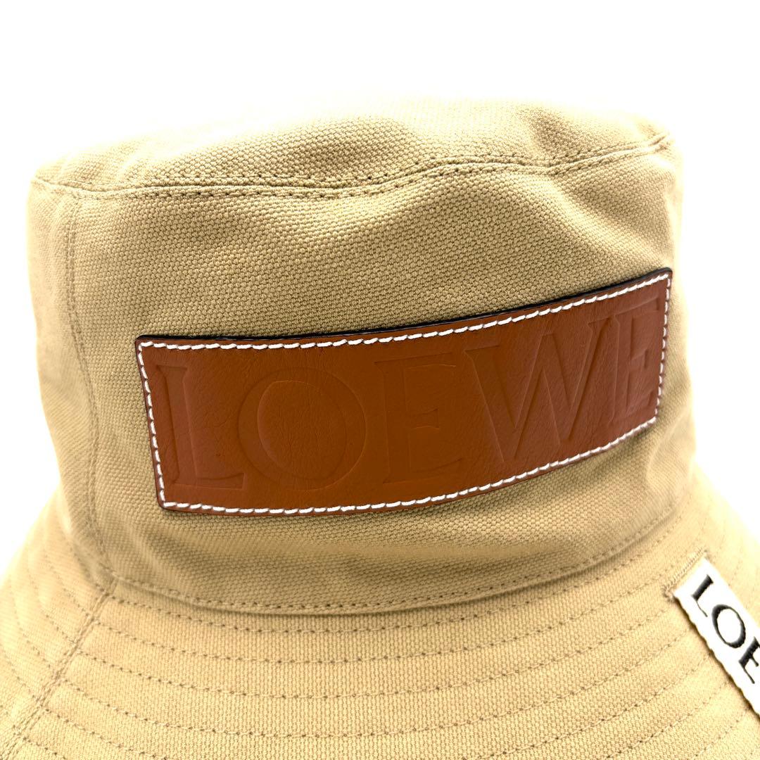極美品】ロエベ パウラズイビザ キャンバス バケットハット