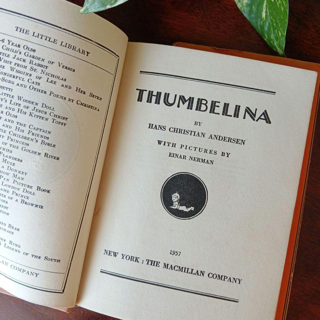 洋書古書 1957年 Nerman ネイマン 希少 おやゆび姫 ヴィンテージ