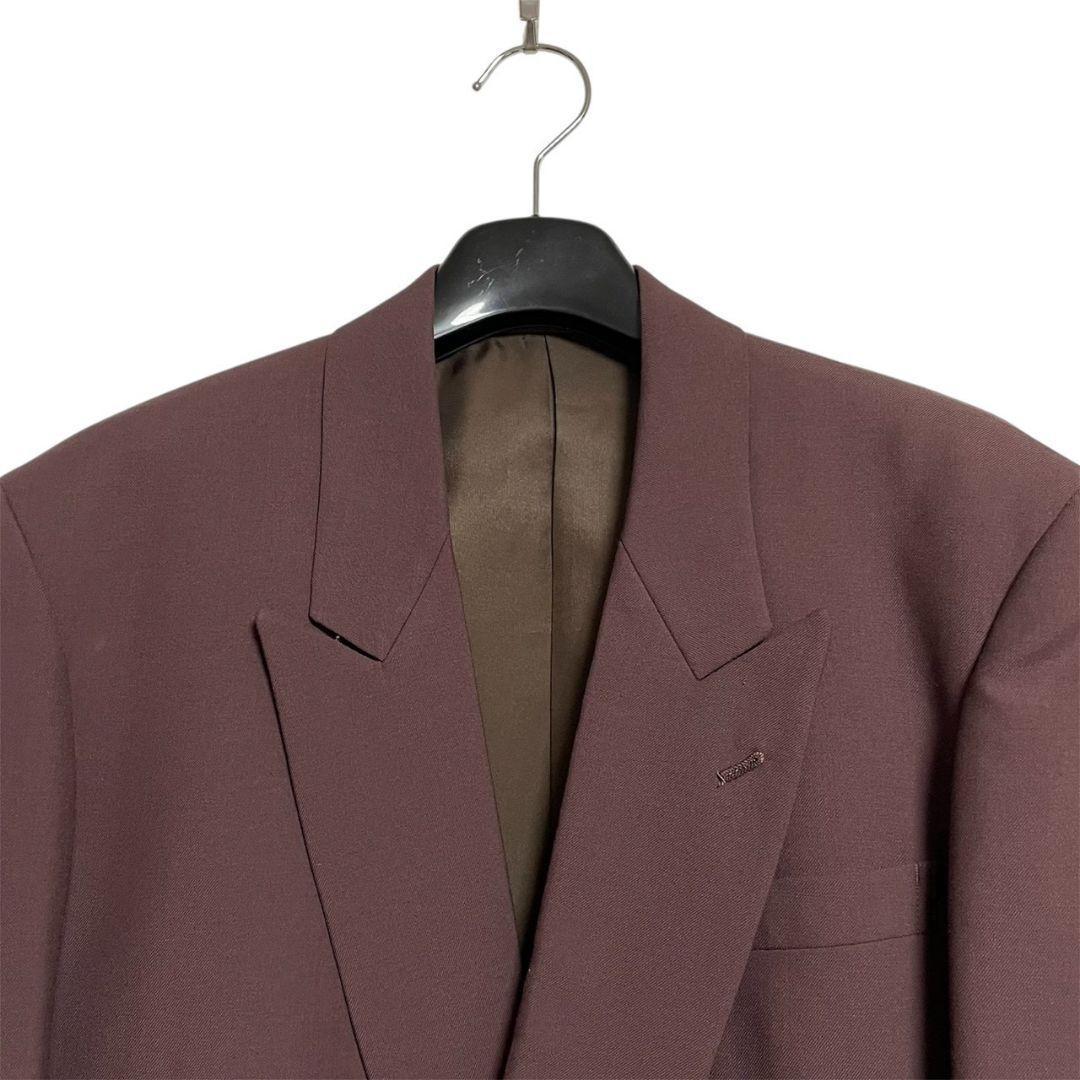 ダブルスーツ セットアップ ツータック 昭和レトロ ヴィンテージ 赤茶