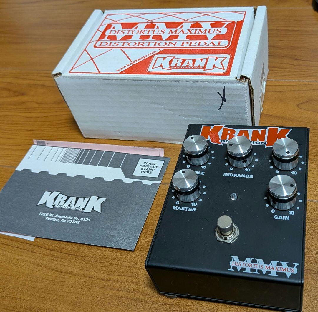 ギター krank distortion distortus maximus Krank Distortus Maximus Distortion Pedal | Guitar Center