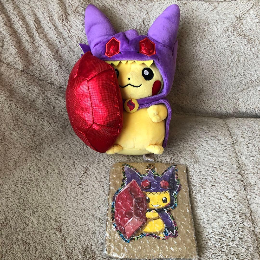 ポケモンセンター ポケモン メガヤミラミポンチョ ピカチュウ