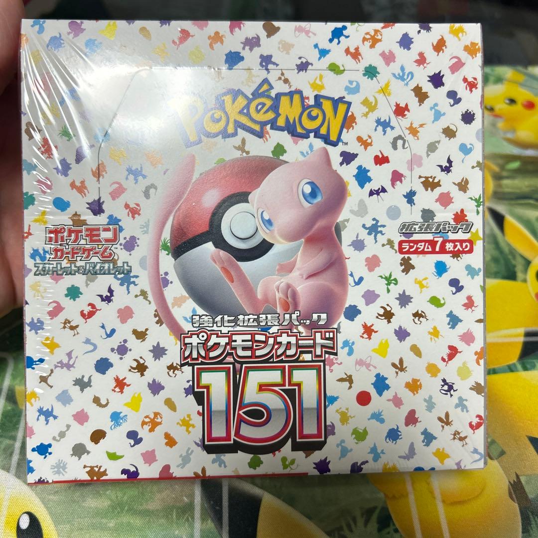 ポケモン151 ボックス 未開封 シュリンク付き