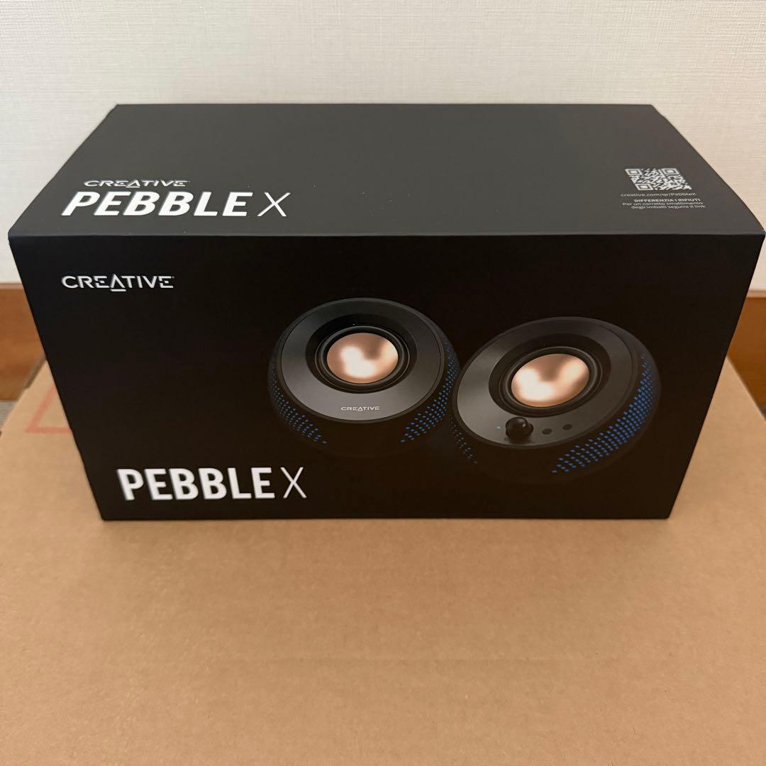 Creative Pebble X PCスピーカー Creative Pebble X RGB ライティングやドライバー サイズを