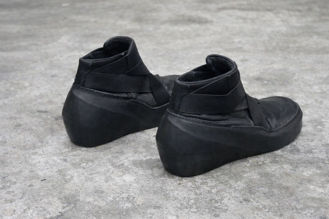 値下⚪︎】JULIUS 15SS ポリゴンソール スニーカー レザー size3