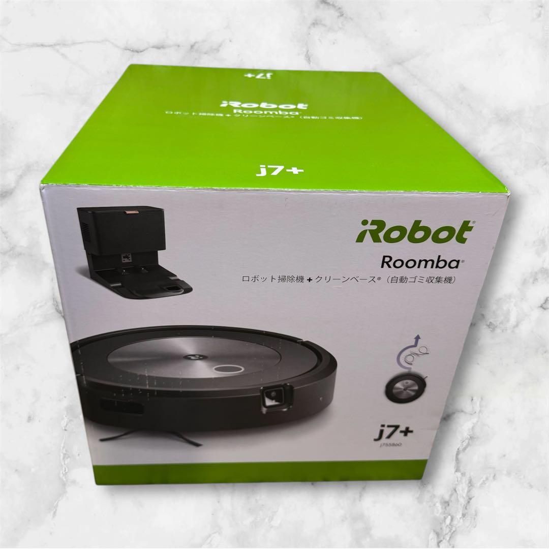 未使用未開封✨iRobot Roomba j7+ J755860 Amazon.com - iRobot Roomba j7+ (7550) Self-Emptying Robot Vacuum