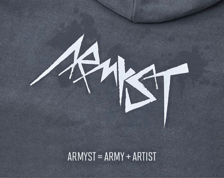 ジョングク パーカー(BLACK)Lsize おまけ付き - メルカリ