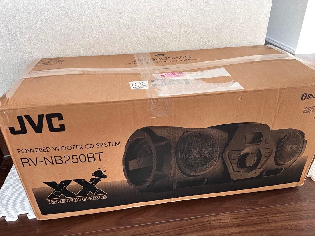 動作確認済】JVC RV-NB250BT 重低音Bluetooth/CD