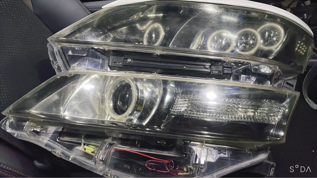 仁様専用】20系ヴェルファイア ヘッドライト イカリング - メルカリ