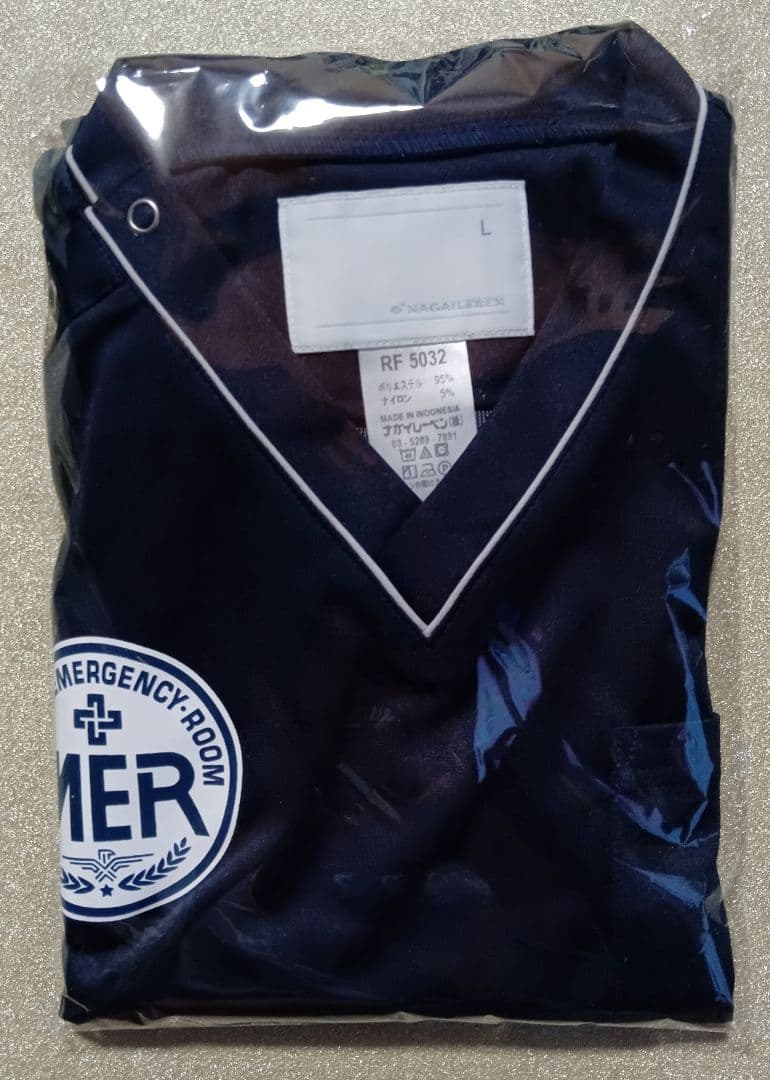 TOKYO MER 〜走る救命救急室〜Doctor スクラブ（ネイビー）Lサイズ