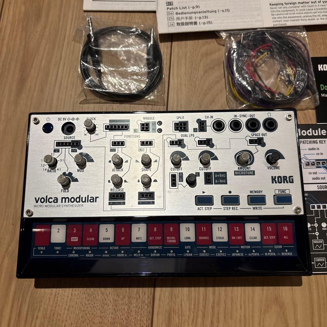【美品】KORG volca modular アナログシンセサイザー ガジェット感がグッと来る！ コルグのセミ・モジュラー・アナログ