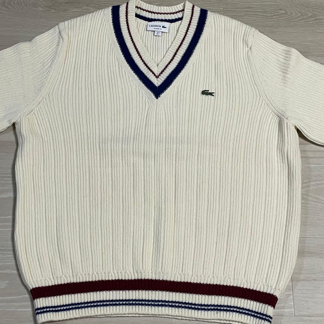 ゅーぽむ♡様専用です☆LACOSTE ラコステ☆チルデンニット Lサイズ