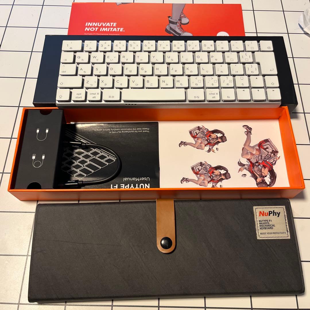 NuPhy NUTYPE F1 64 Keys 日本語配列キーボード 本体 PR】MacBookと調和するミニマルなメカニカルキーボード NuType F1