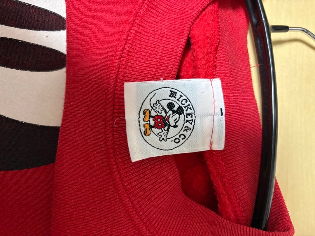 90年代USA製ディズニー ミッキー スウェット 青パン お座り 古着 90s