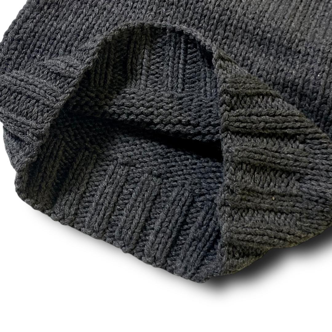 M TMT 毛100％ タートルネック ニット セーター 黒 定価49500円 - メルカリ