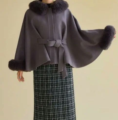 新品 完売商品】お買い得!! ミッシュマッシュ ポンチョコート ケープ