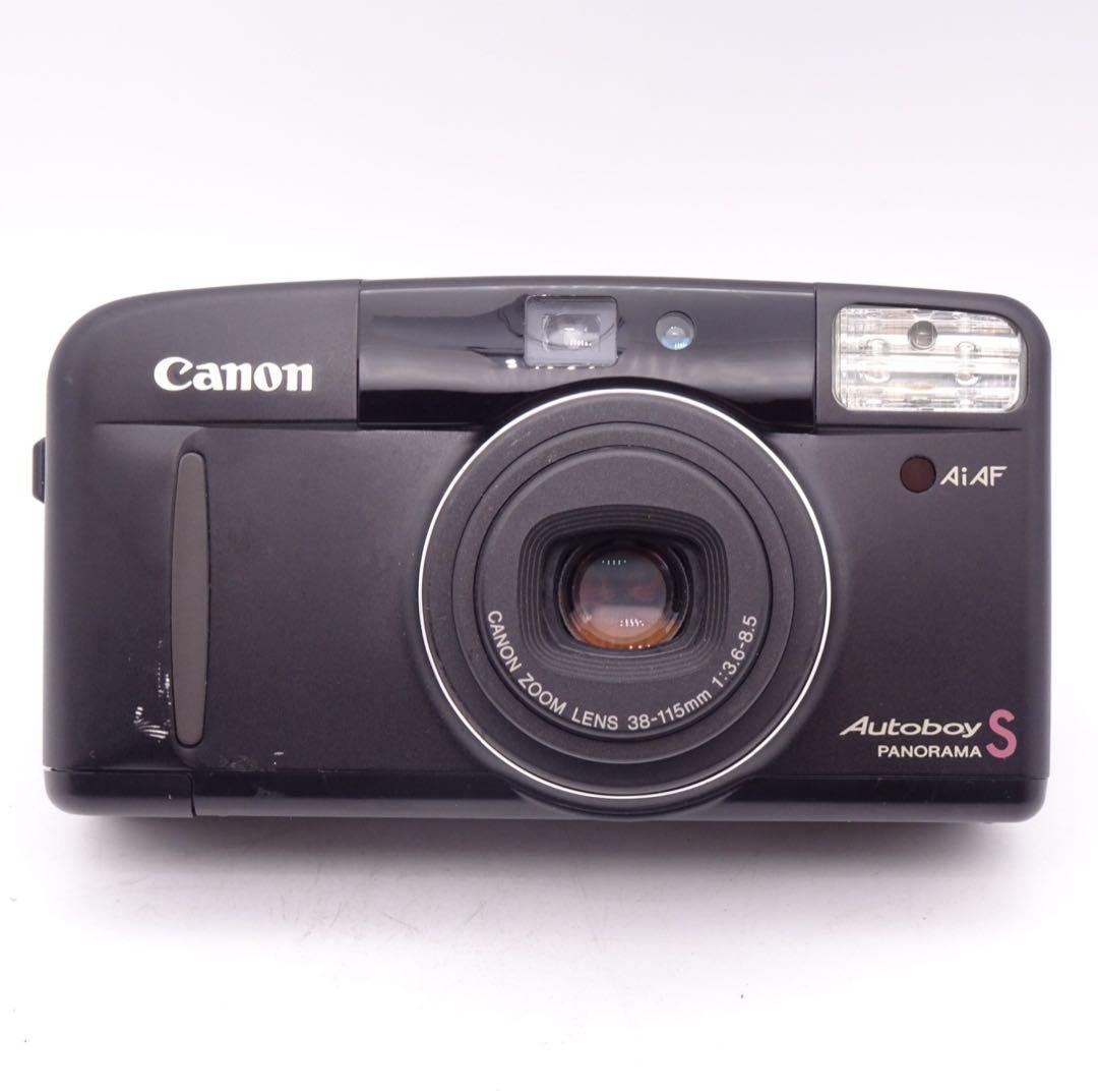【動作確認済】 Canon Autoboy S ブラック Canon Autoboy S Black | ヨアケマエカメラ フィルムカメラ修理・販売