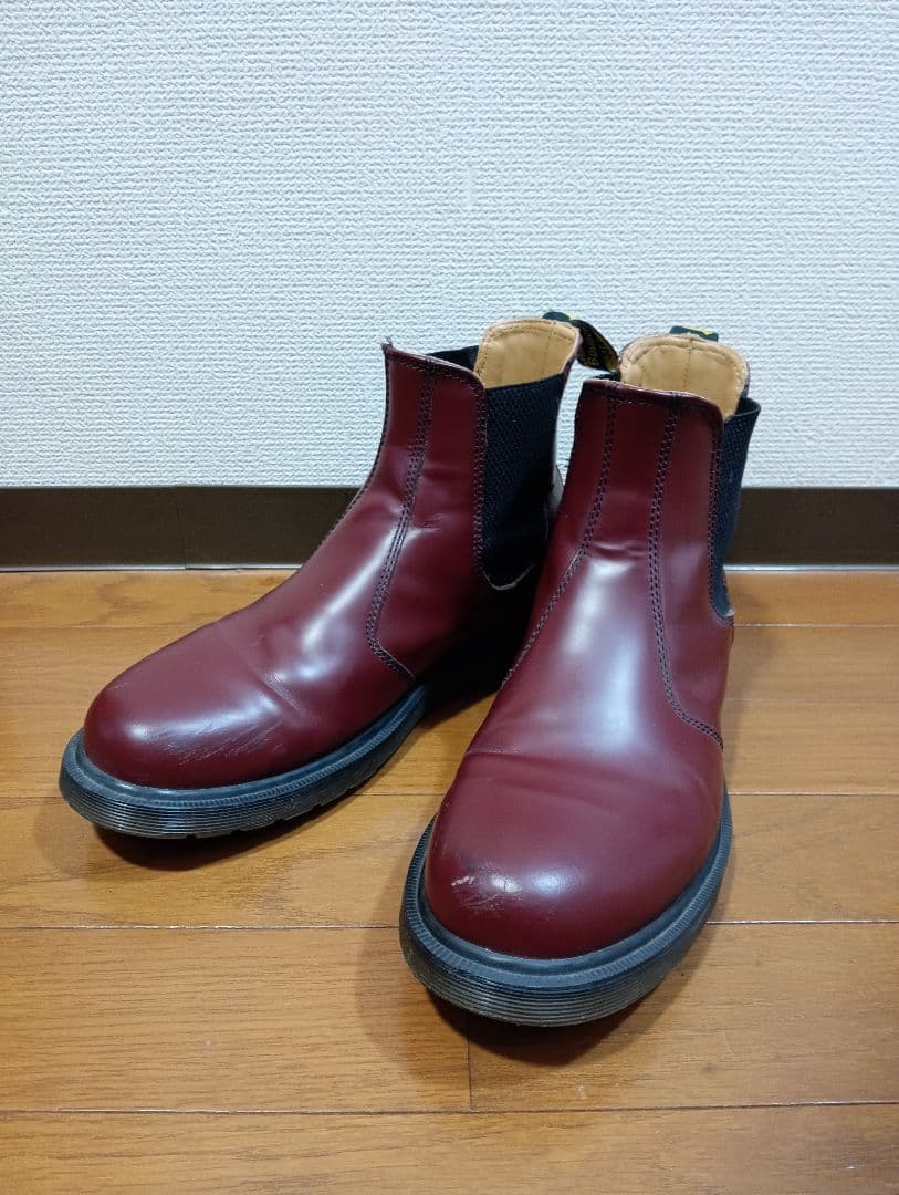 Dr.Martens 2976 ボルドー（チェルシーブーツ） 楽天市場】Dr.Martens ドクターマーチン サイドゴア レザーシューズ
