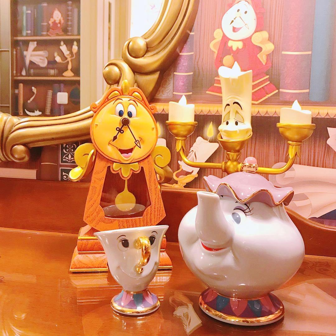 美女と野獣 ルミエール ライト コグスワース 時計 ポット婦人 チップ