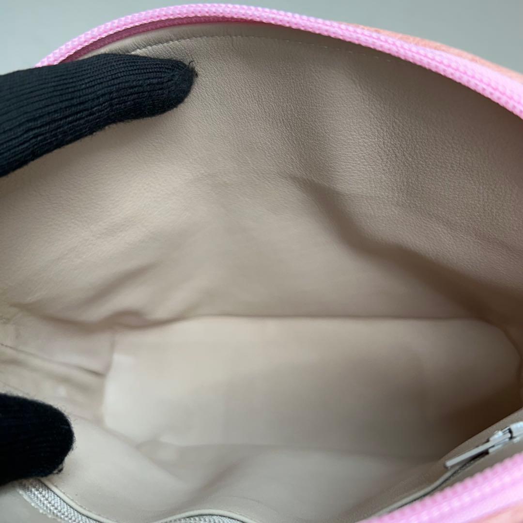 MORABITO モラビト オーストリッチ ショルダーバッグ 2way ピンク