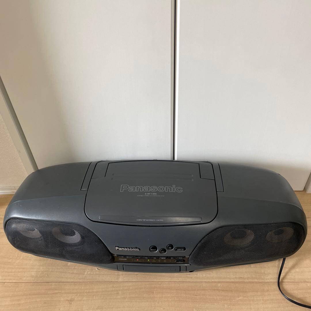 パナソニック コブラトップ搭載 CDラジカセ RX-DT75 ジャンクにて