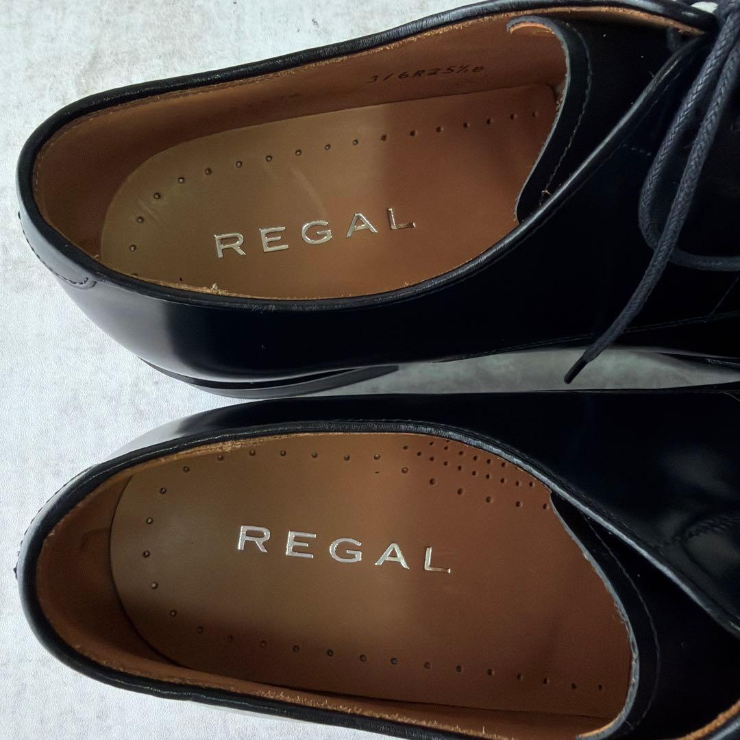⭐️未使用級⭐️ REGAL 316R Uチップ レザーシューズ 黒 25.5cm