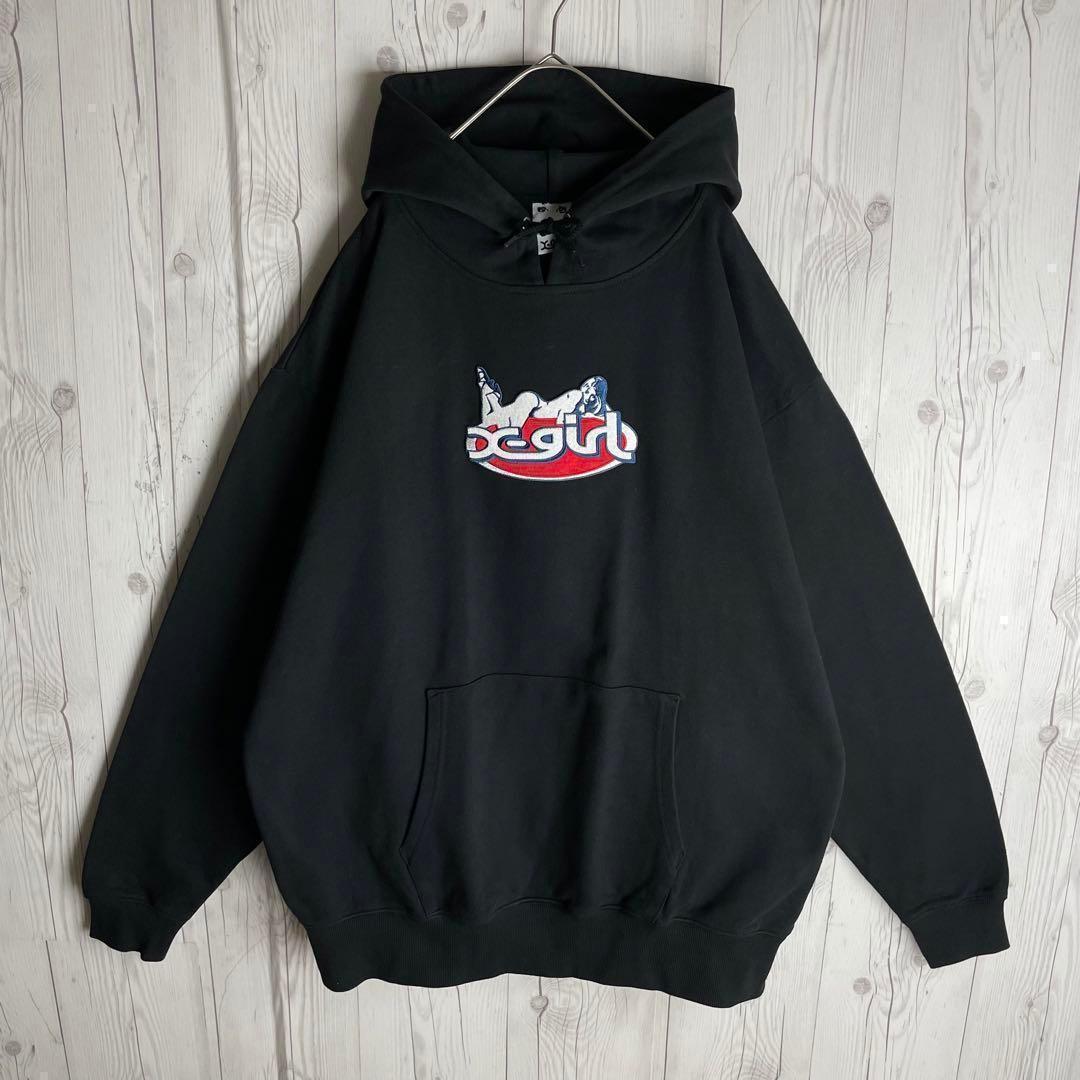 超人気コラボ】ヒステリックグラマー×Xガール☆刺繍ロゴ ガール パーカーXL