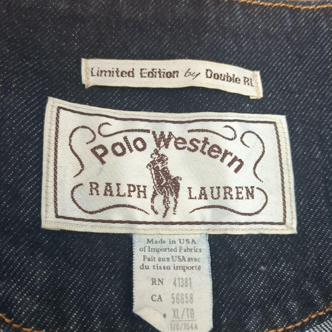 RRL POLO WESTERN ポロウエスタン デニム ベスト ラルフローレン