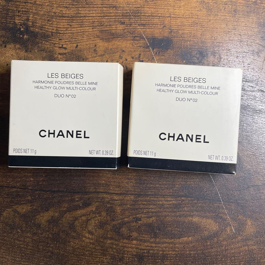 CHANEL LES BEIGES DUO N°02 11g ×2 Chanel Les Beiges Healthy Glow Multi-Colour DUO N°02 11g 0.39oz | eBay