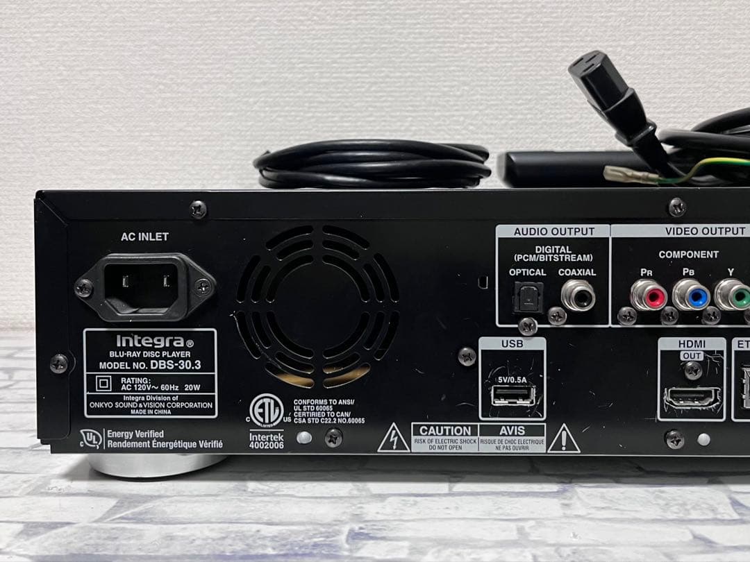 レア オンキョー Integra ブルーレイプレイヤー DBS-30.3 - メルカリ