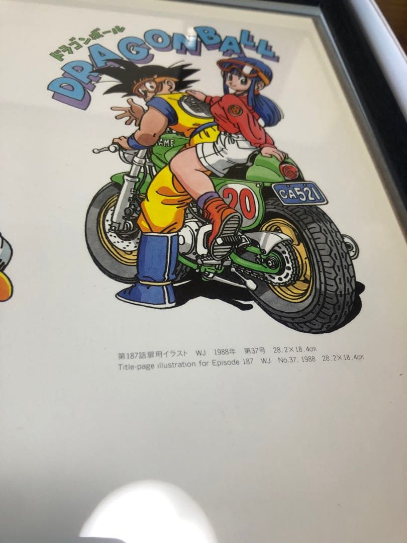 ドラゴンボール 1989年 表紙用 イラスト 第187話 扉用イラスト 30cm