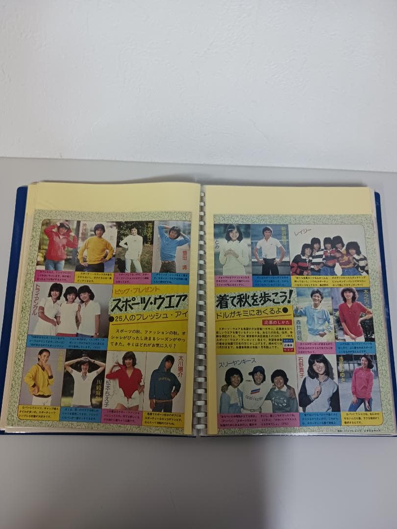 キャンディーズ妹分 トライアングル 雑誌 切り取り集 2冊セット A13