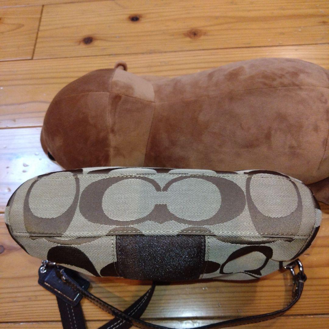 COACH ショルダーバッグ2WAY ベージュ/ブラウン ハワイアウトレット